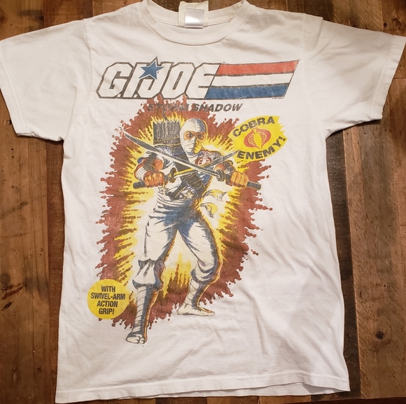 Other - Medium, White, G.I. Joe T-shirt, Storm Shadow